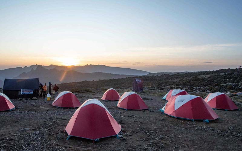 MACHAME ROUTE CAMPSITES